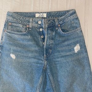 FREE PEOPLE! Mom jeans/straight cut